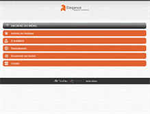 Tablet Screenshot of eleganceimoveis.com.br